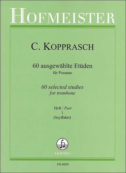 Hofmeister:コープラッシュ/60の練習曲 第1巻 【Trombone】/【1909998】/FH 6050/トロンボーン教本/輸入楽譜(T)  - 楽譜ネット 商品詳細