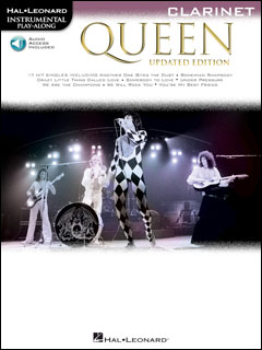 輸入楽譜　クラリネット　Queen: Clarinet (Hal Leonard Instrumental Play-along)　クイーン　音声アクセスコード付き