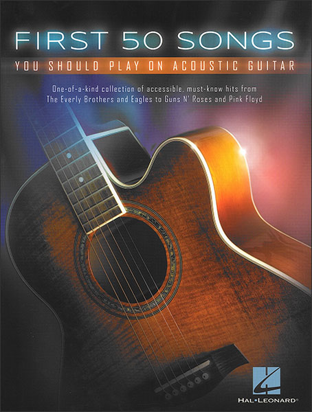 Hal Leonard:初めて弾くギターの名曲/アコースティック・ギター で弾きたい厳選50曲/【1639680】/00131209/HL00131209/ギター弾き語り(メロディー譜は付いていません)(歌詞・コード・TAB譜 (一部))/輸入楽譜(T) - 楽譜ネット 商品詳細