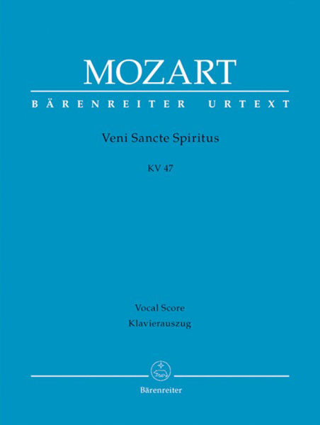 Barenreiter Verlag:モーツァルト/来たれ聖霊 ハ長調 KV 47 (ラテン語)(新モーツァルト全集版)/GYC00043098/BA4883-90/合唱作品/輸入楽譜(Y)  - 楽譜ネット 商品詳細