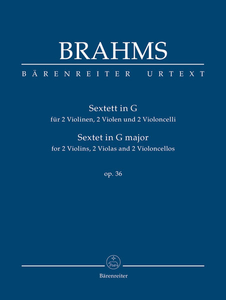 Barenreiter Verlag:ブラームス/弦楽六重奏曲 第2番 ト長調 Op.36(Ed.Hogwood)/GYA00058305/TP420/スコア  弦楽六重奏/輸入楽譜(Y) - 楽譜ネット 商品詳細
