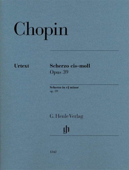 HENLE:ショパン/スケルツォ 第3番 嬰ハ短調 Op.39(原典版 ...