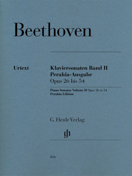 HENLE:ベートーヴェン/ピアノ・ソナタ全集 第2巻:Op.26-Op.54/原典版