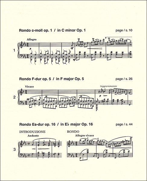 Polskie Wydawnictwo Muzyczne:ショパン (エキエル編)/ロンド集 Op. 1, 5, 16 (Aシリーズ 第8巻VIII)  【ピアノソロ】/【1502216】/PWM51600014/00132314/ピアノ・ソロ/輸入楽譜(T) - 楽譜ネット 商品詳細